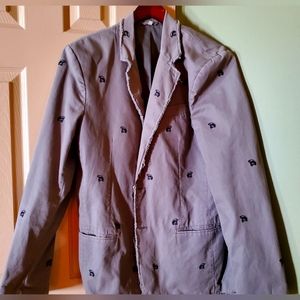 Green Jacket with Design
